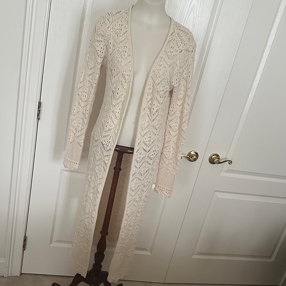 Maxi sweater kimono